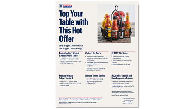 Top Your Table with This Hot Offer