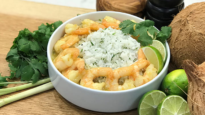 Easy Green Curry Shrimp