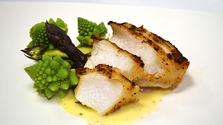 OLD BAY Crusted Grilled Halibut with Citrus Butter Sauce