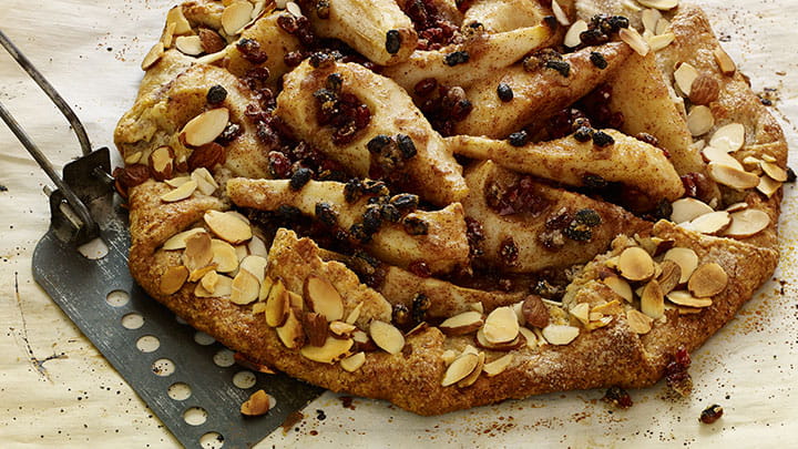 Pear and Barberry Crostata