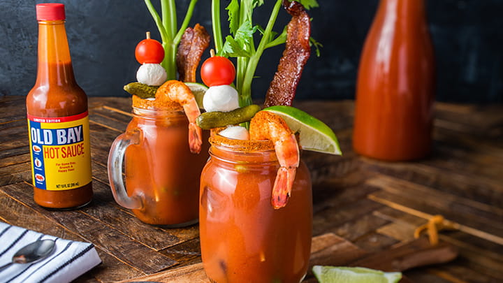 Fiery OLD BAY Bloody Mary