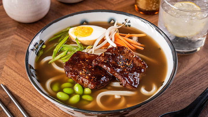 Spicy Short Rib Udon Soup