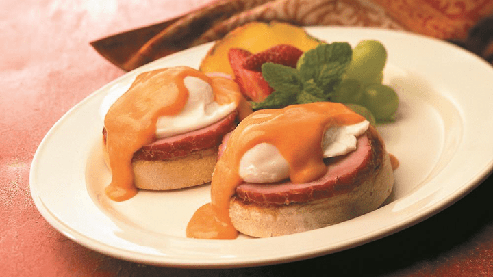 Eggs Benedict with Green Chili Hollandaise