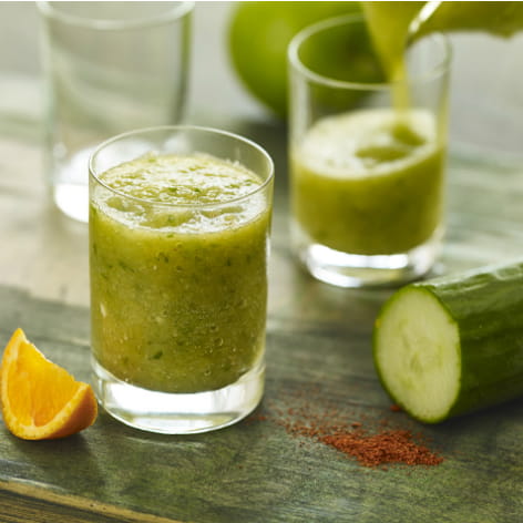 Spiced Cucumber and Apple Morning Boost