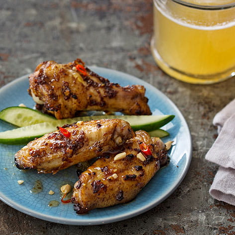 Sweet and Sour Rendang Chicken Wings