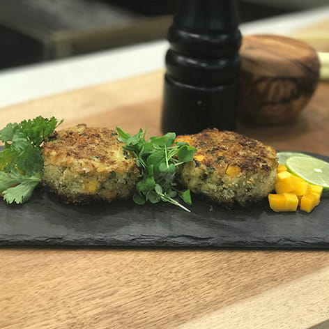 Green Curry Crab Cakes