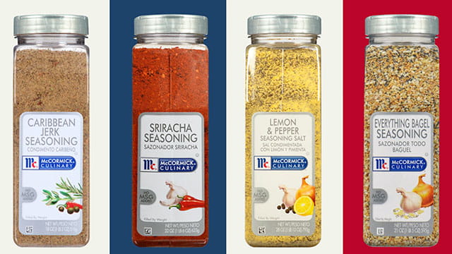 complete line of spices