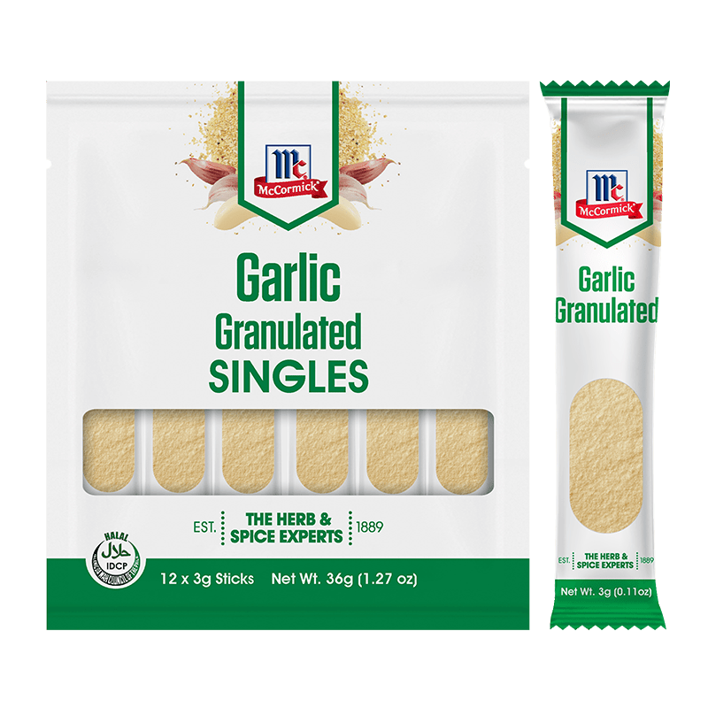 McCormick® Garlic Granulated Singles 