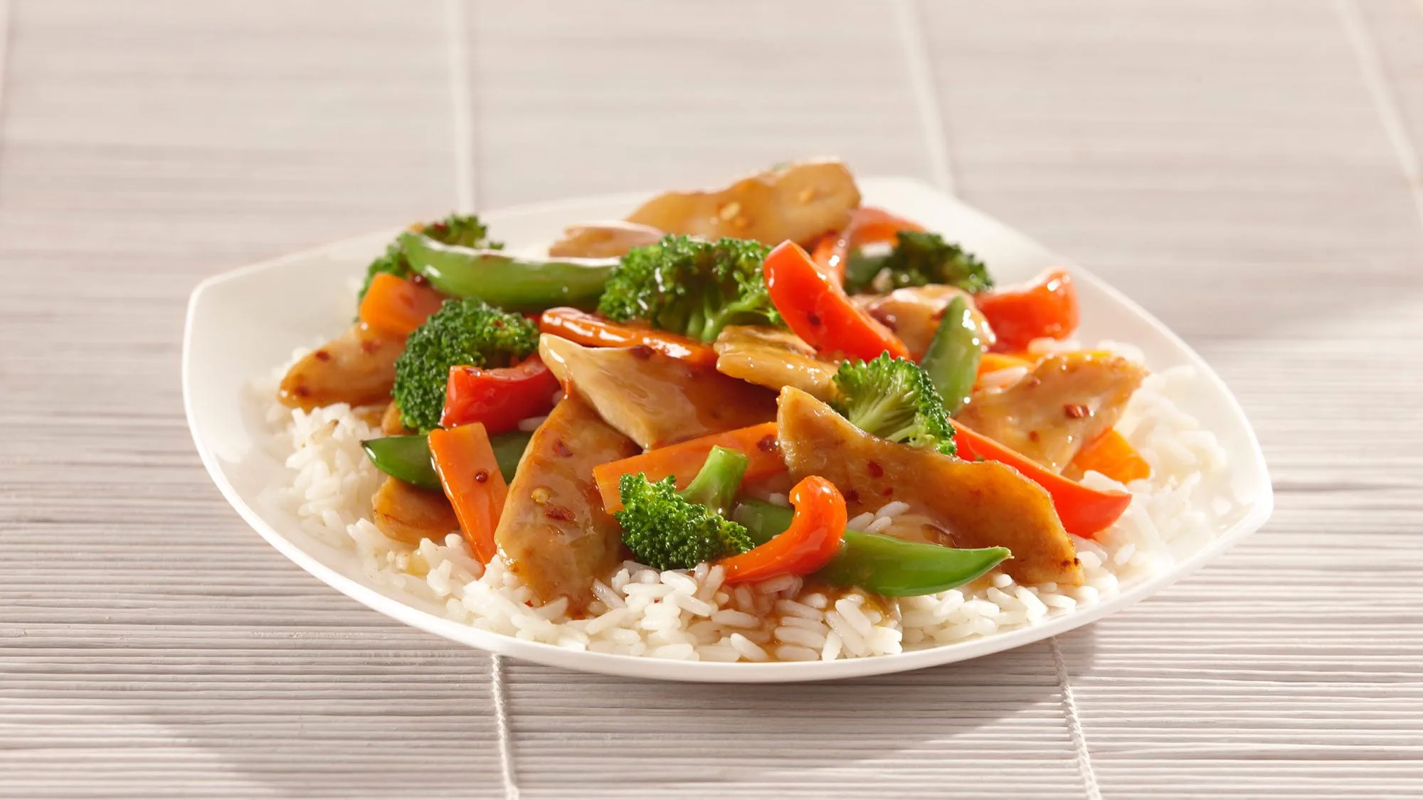 CHICKEN AND VEGETABLE STIR-FRY CHICKEN AND VEGETABLE STIR-FRY
