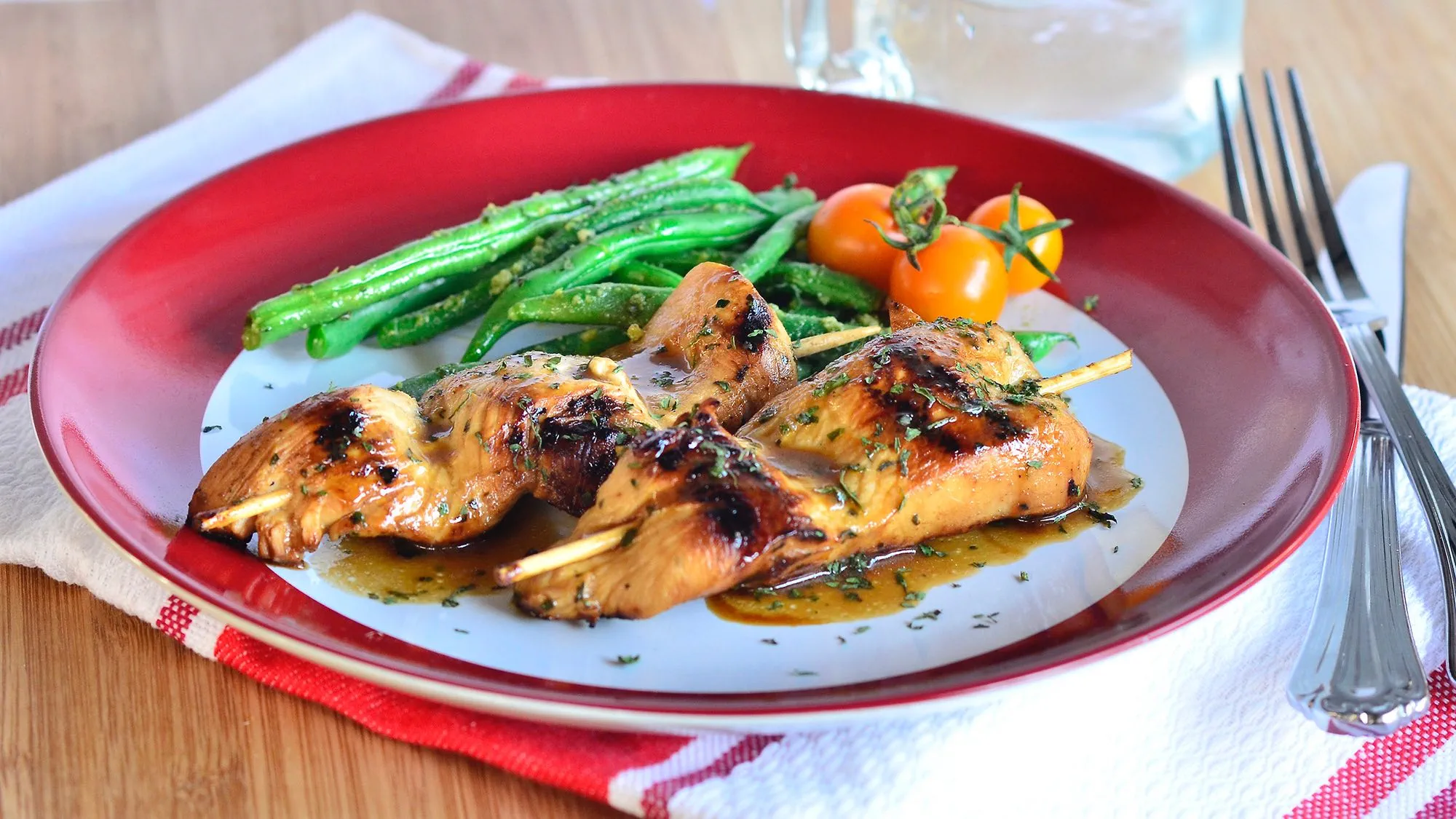 HONEY SOY CHICKEN SKEWERS HONEY SOY CHICKEN SKEWERS