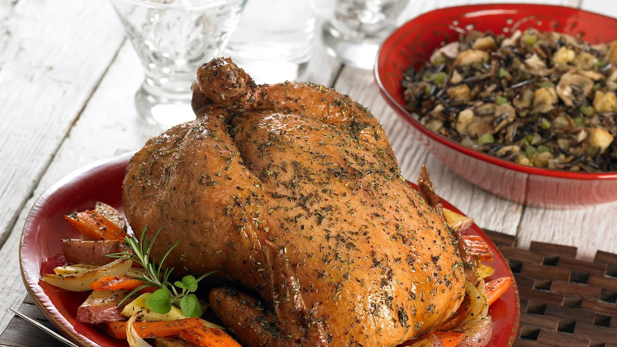 ROASTED CHICKEN WITH HERBES DE PROVENCE ROASTED CHICKEN WITH HERBES DE PROVENCE