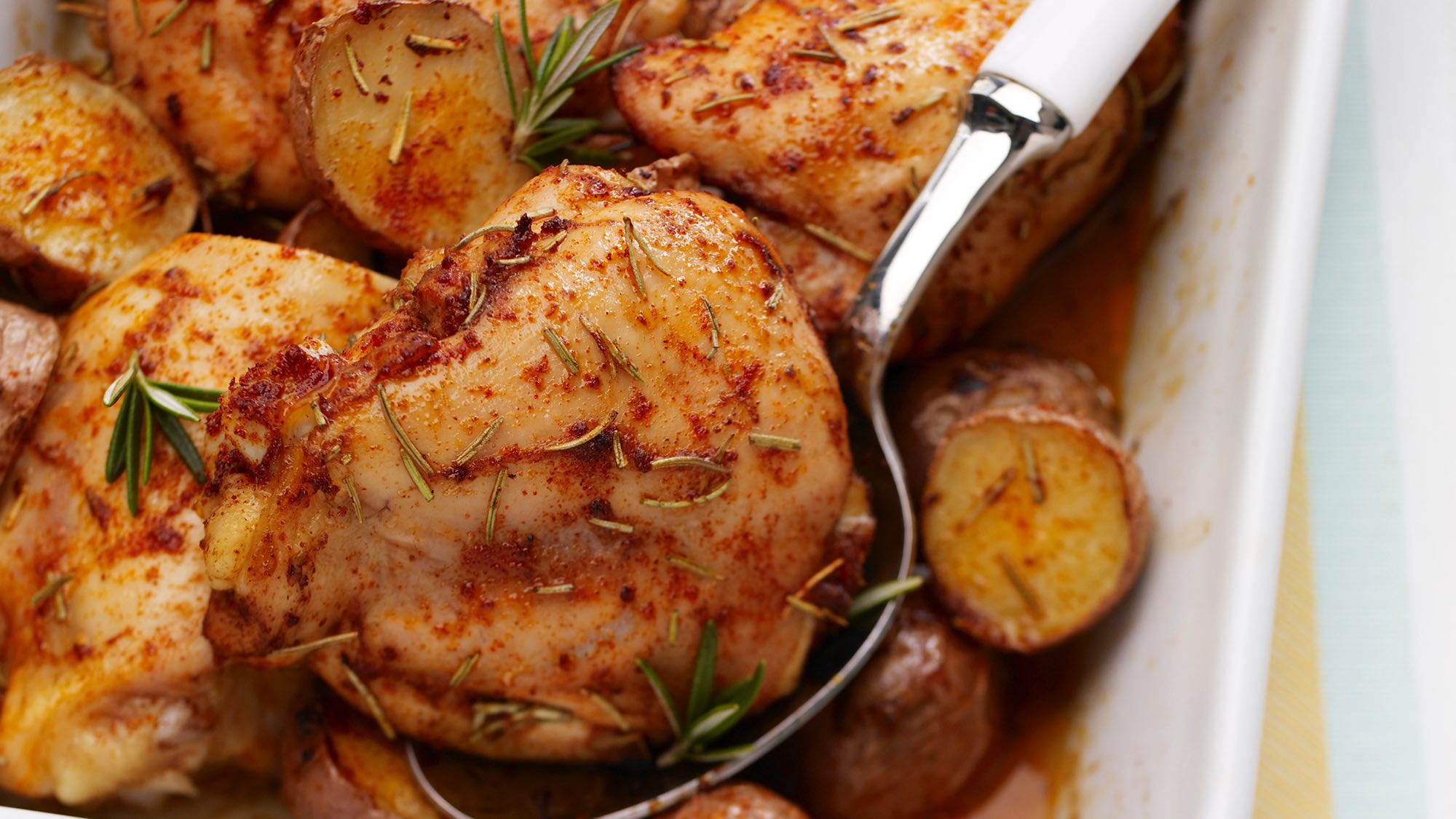 ROSEMARY BAKED CHICKEN WITH POTATOES