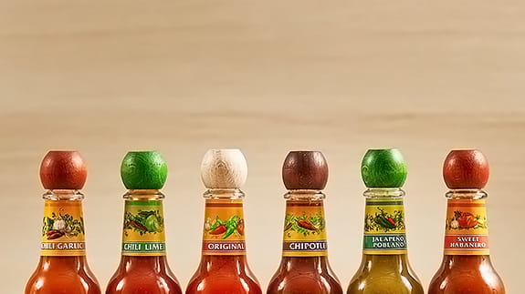 cholula bottles family shot