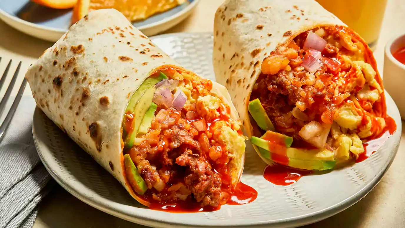 Chorizo Breakfast Burrito