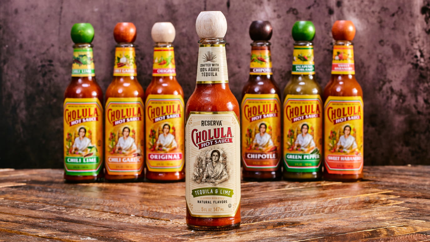 Cholula Tequila & Lime Reserva Hot Sauce (Crafted with 100% Agave Tequila),  5 fl oz