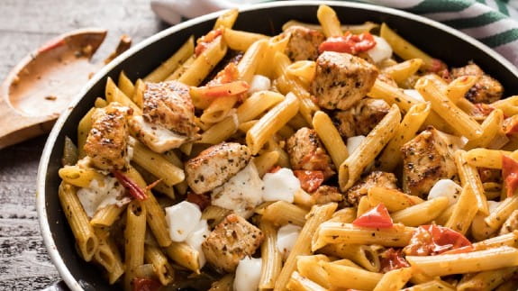 italian-pasta-chicken-burshetta