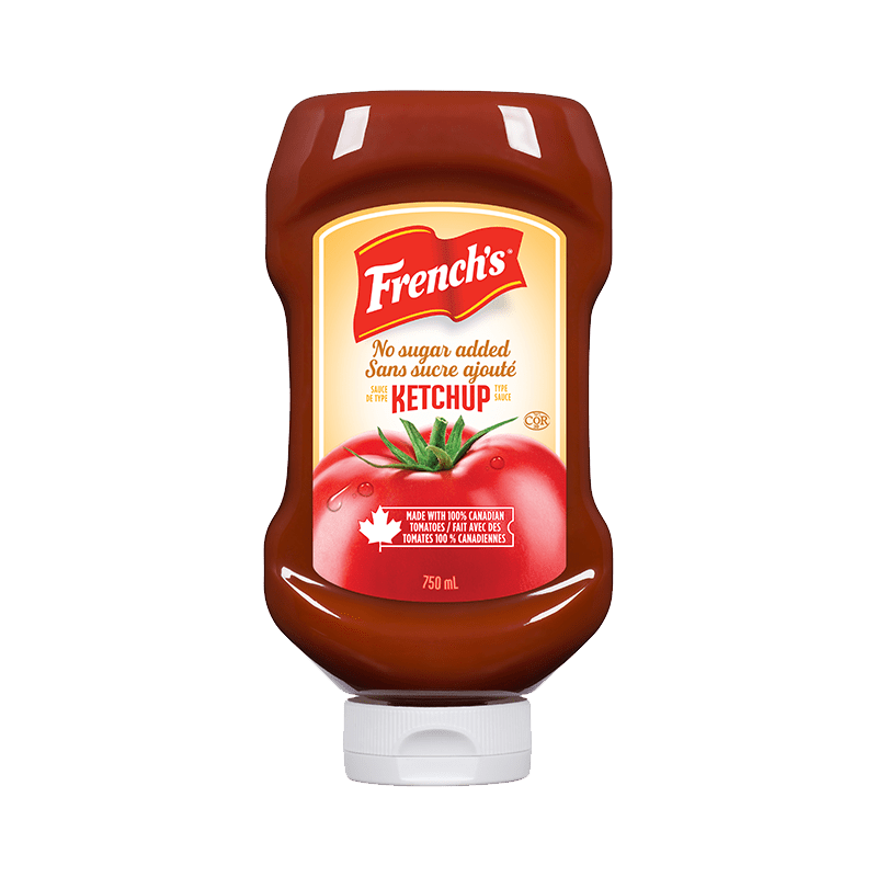 Ketchup sans sucre ajouté avec stévia French's