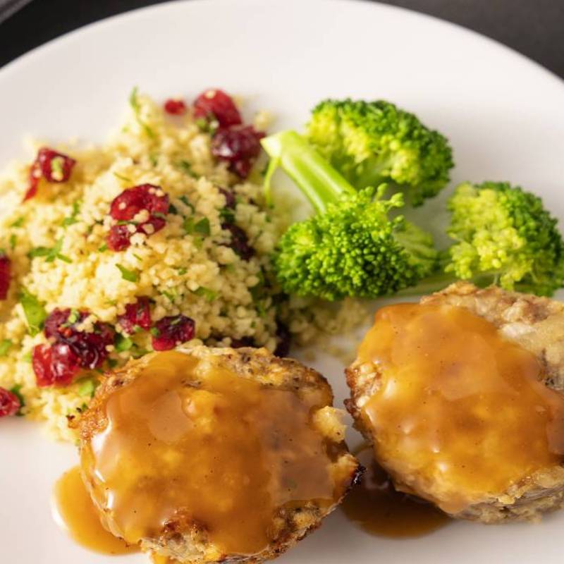 Turkey Meatloaf Muffin Cups Club House CA