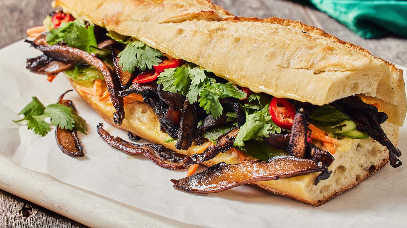 mushroom confit bahn mi