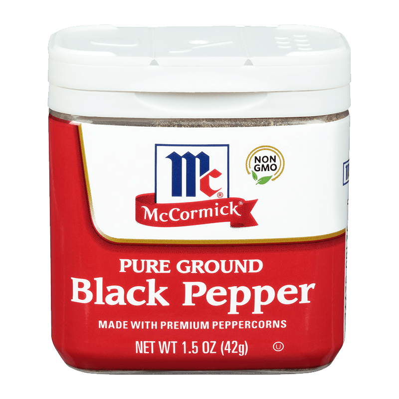 McCormick® Pure Ground Black Pepper, 1.5 oz