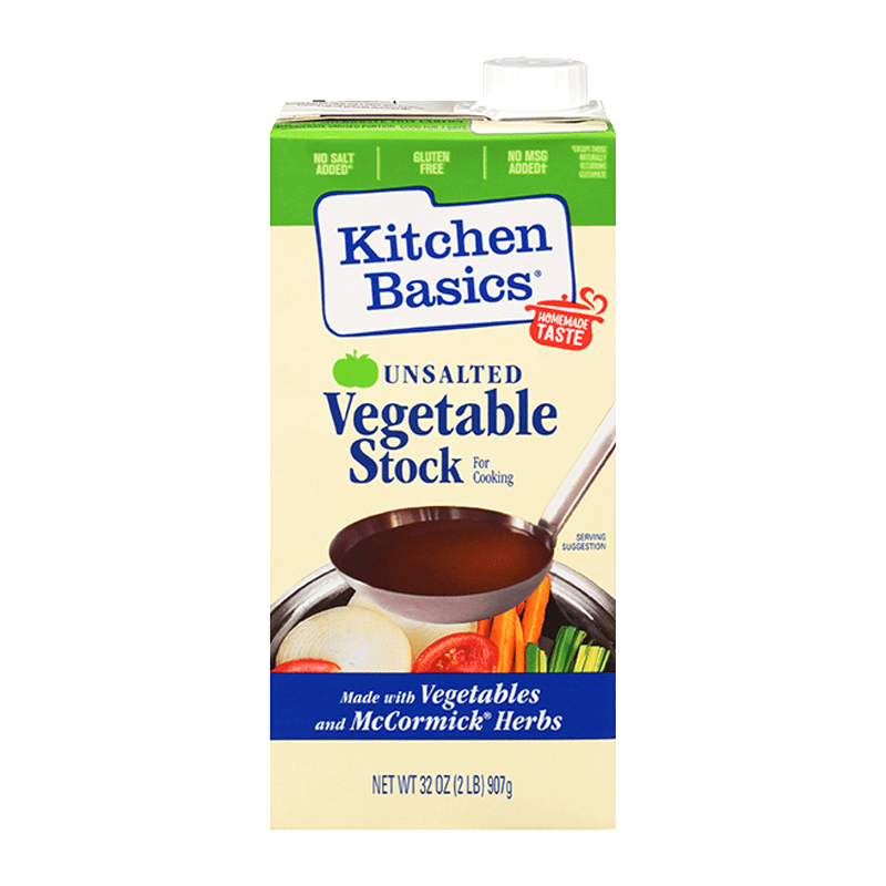 Kitchen Basics® Unsalted Vegetable Stock, 32 fl oz