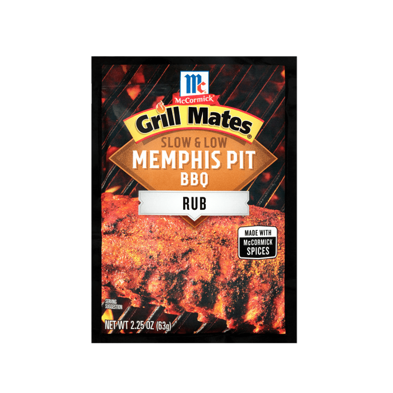 McCormick® Grill Mates® Slow & Low Memphis Pit BBQ Rub, 2.25 oz