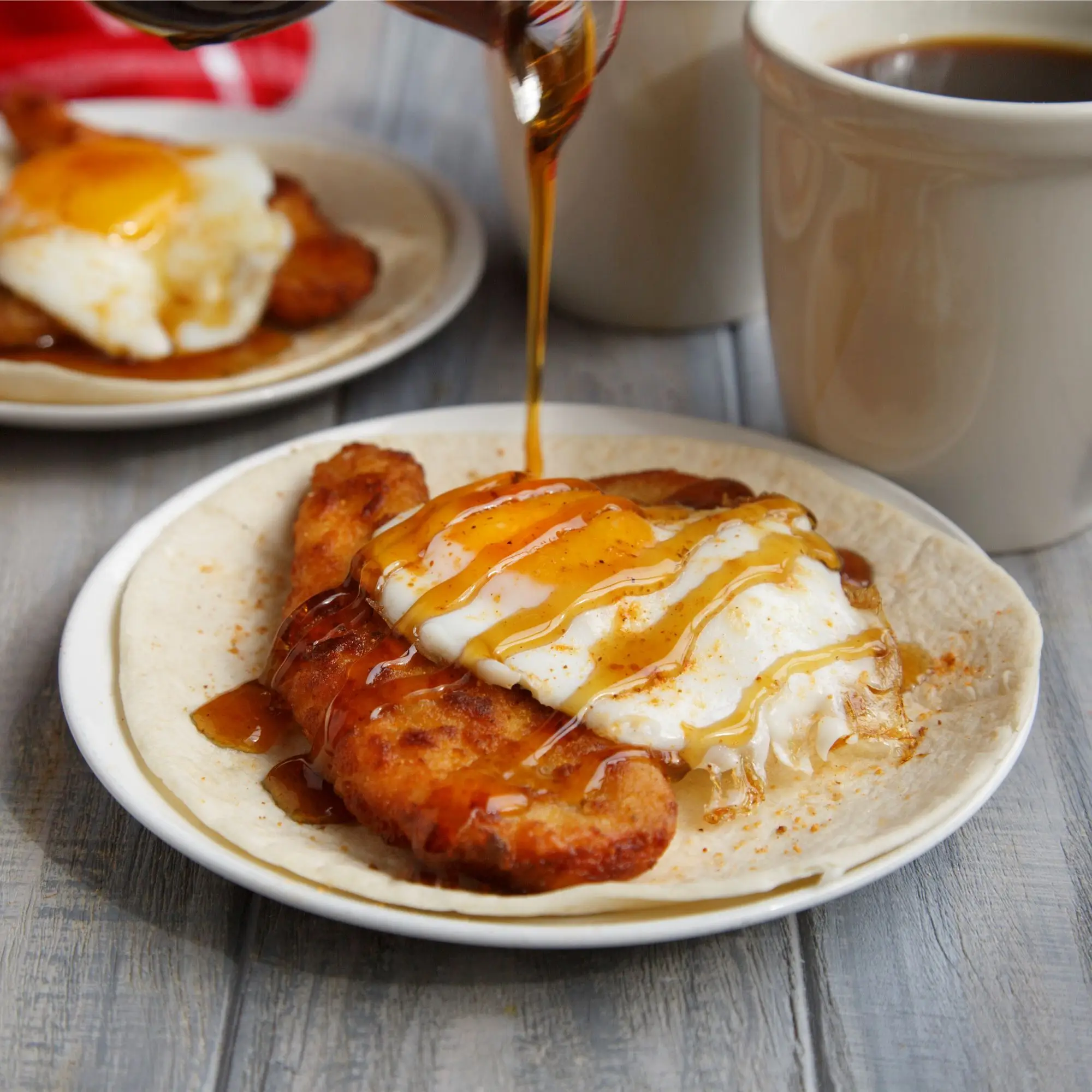maple bacon chicken tacos