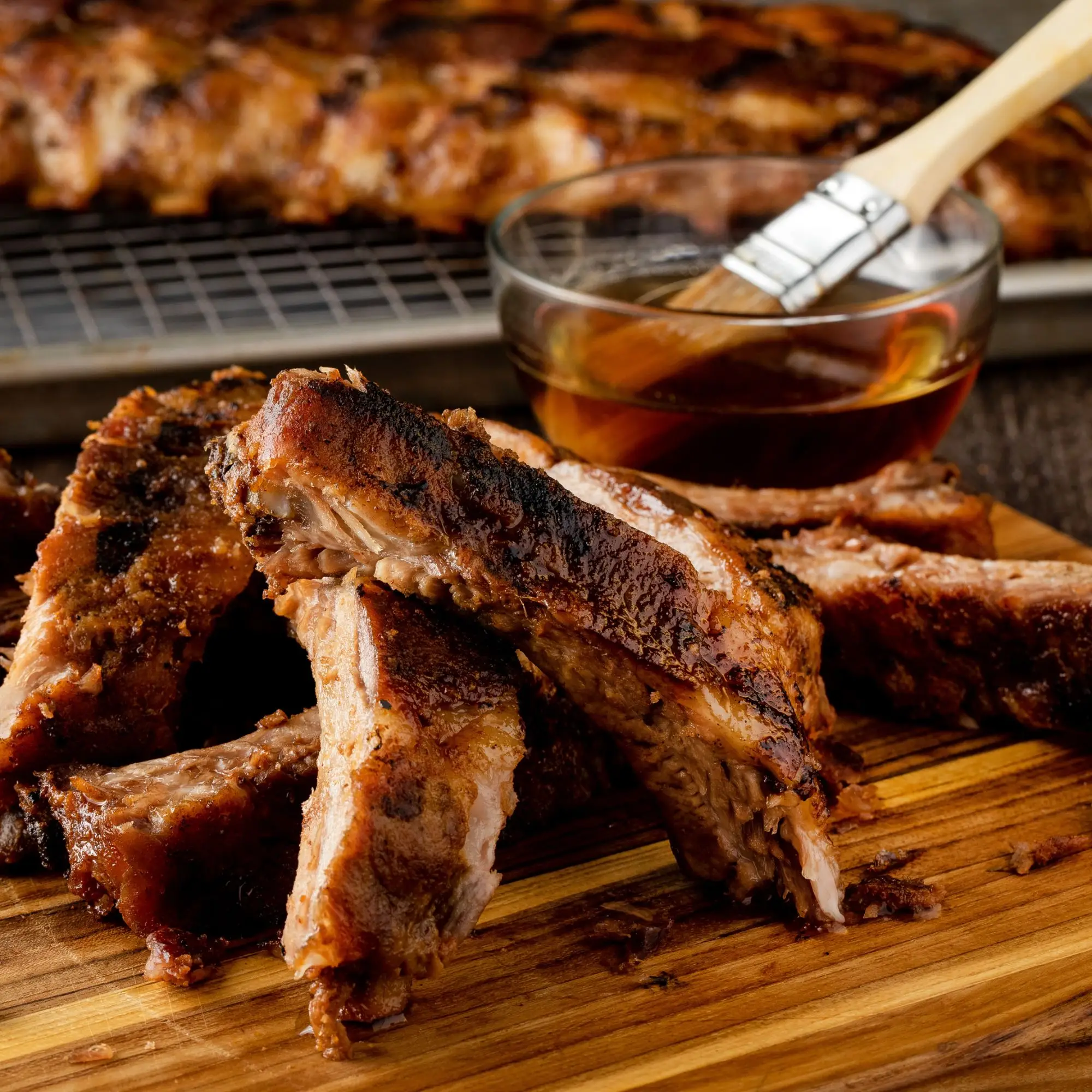 maple glazed baby back ribs
