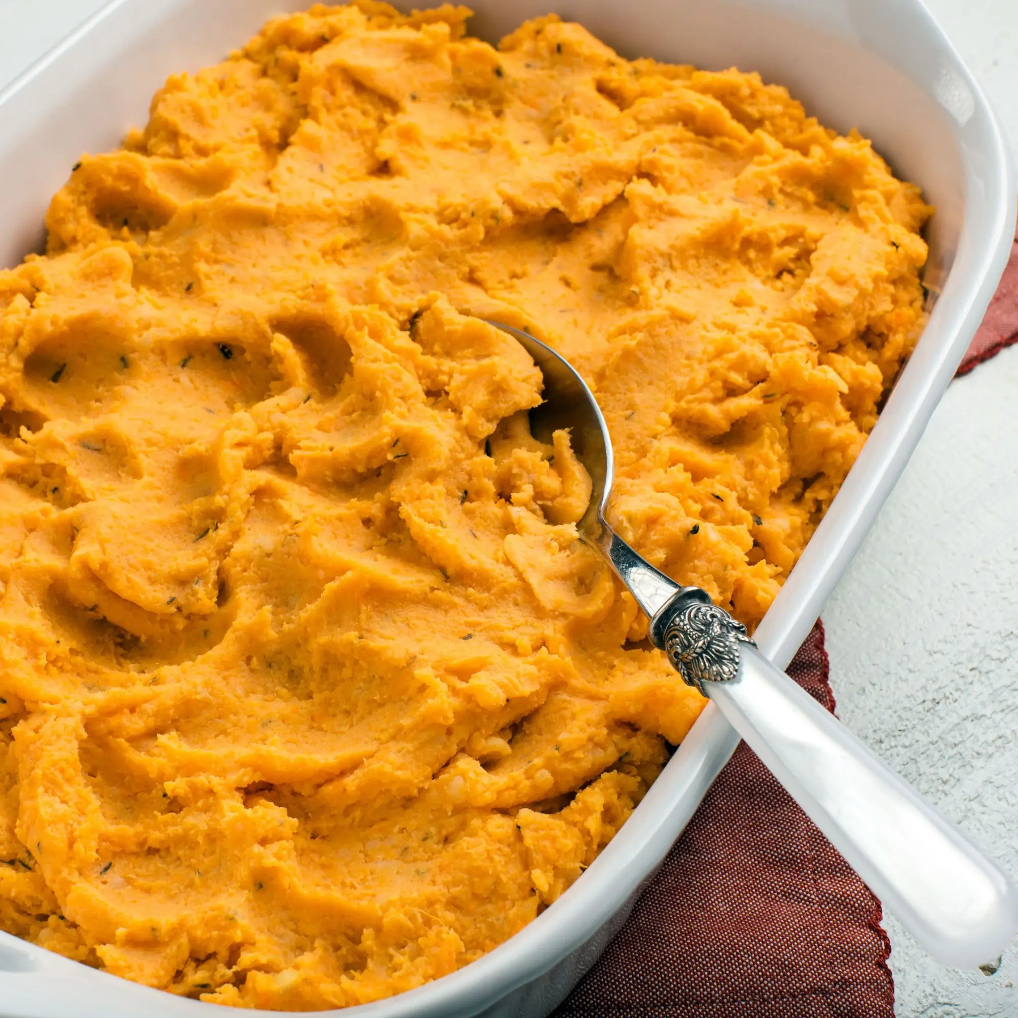 mashed sweet potatoes