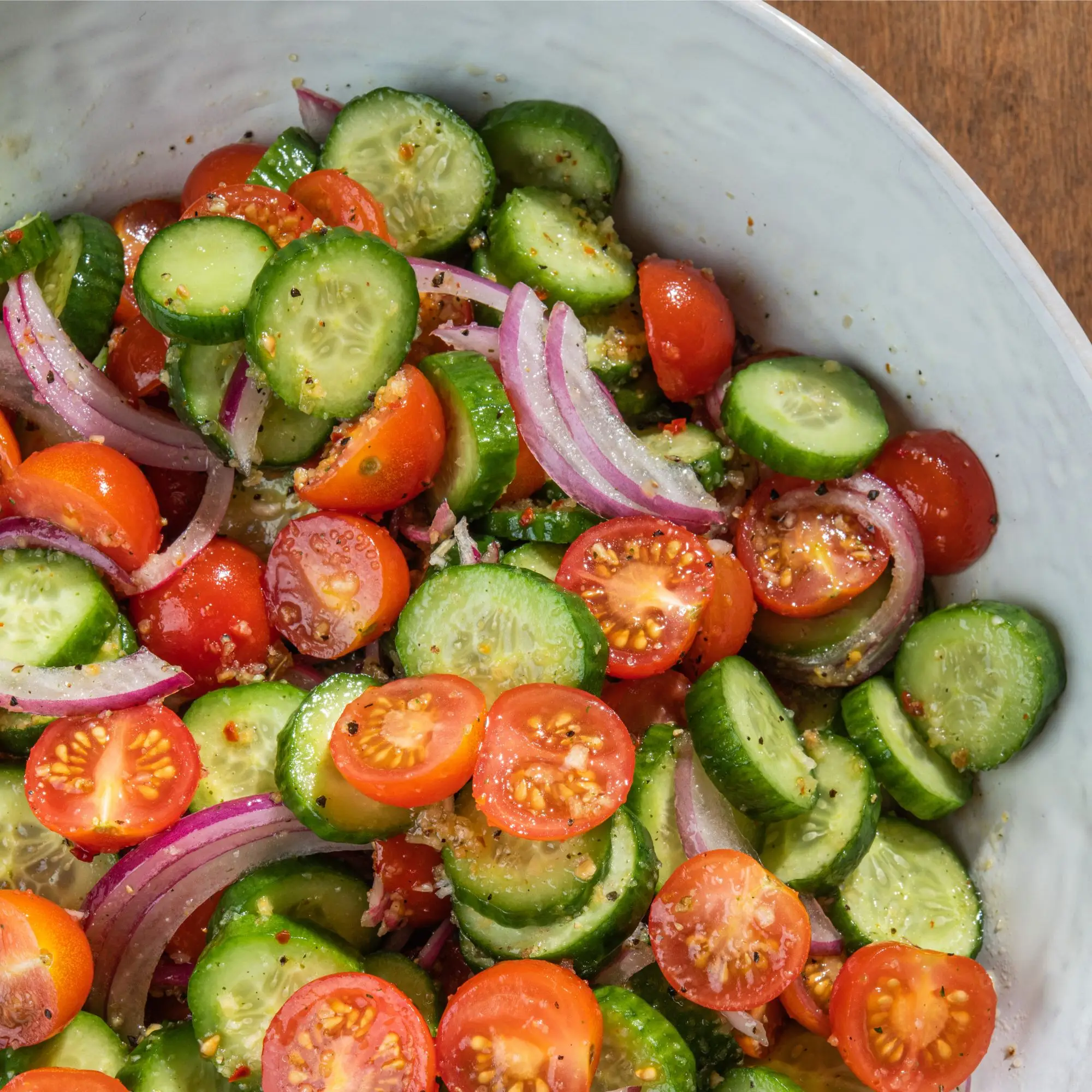cucumber and tomato salad