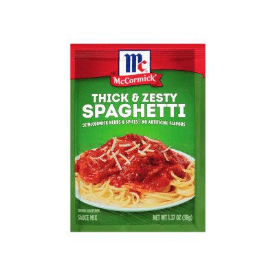 McCormick® Thick And Zesty Spaghetti Sauce Seasoning Mix