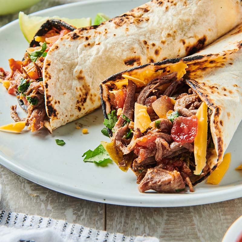Slow Cooker Southwestern Beef Wraps McCormick