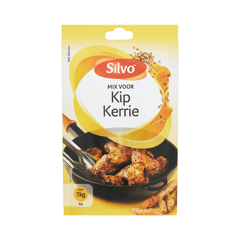 Kruidenmix Kip Kerrie Maaltijdmixen Silvo