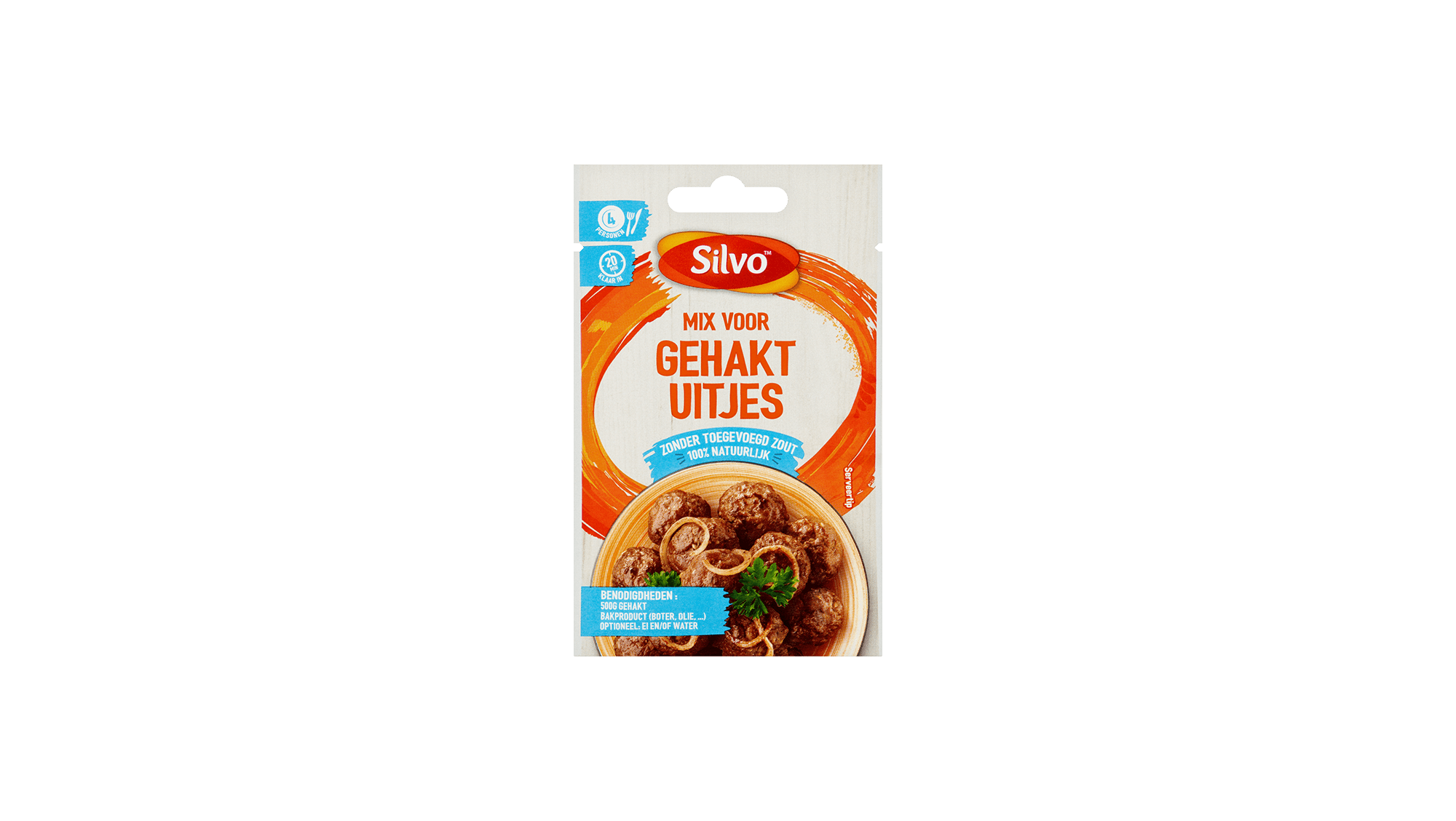 Kruiden voor gehakt met ui zonder zout | Silvo