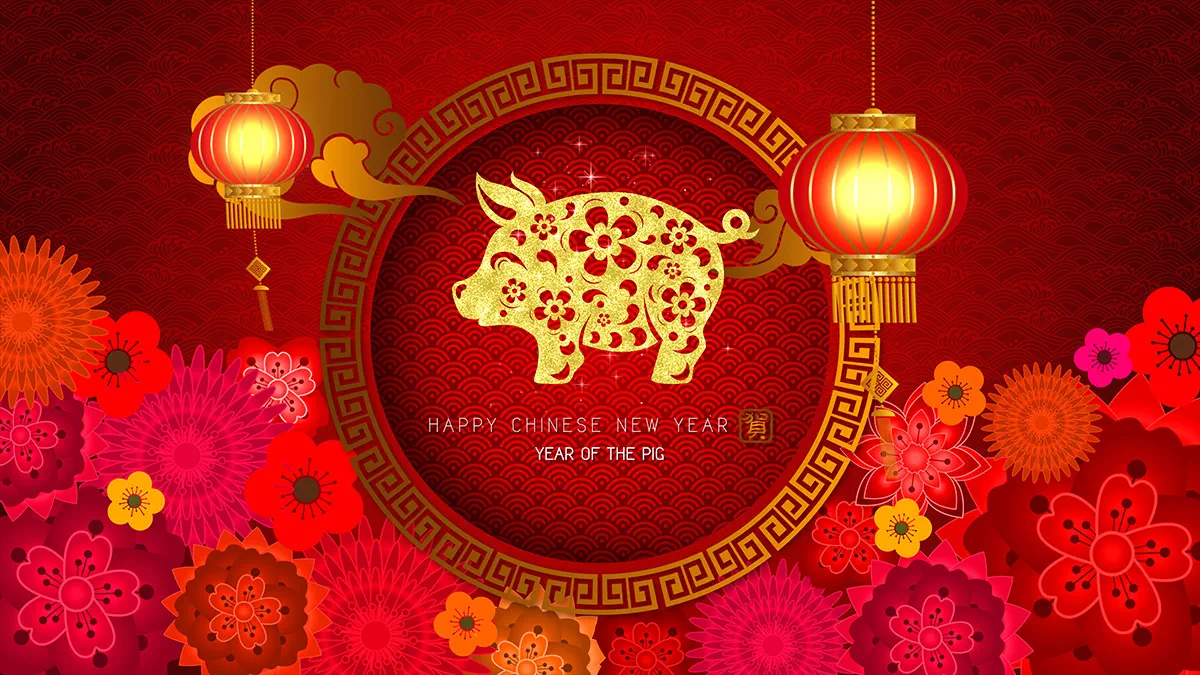 Nouvel an chinois 2019 - L'année du Cochon