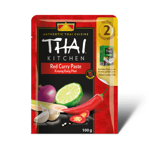 Rote Curry Paste fuer zwei Pac