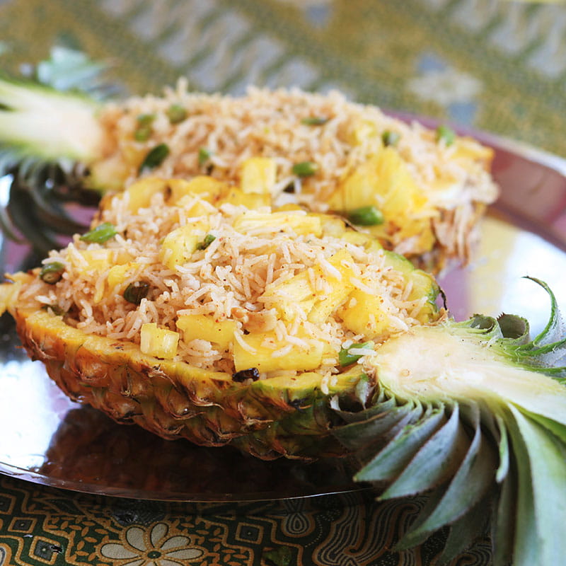 Gebratener Reis mit Ananas | Bratreis Rezepte | Thai Kitchen