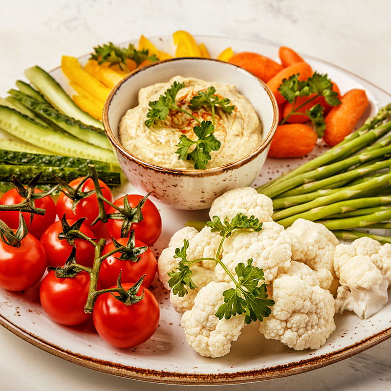 Plateau des légumes avec Satay Recettes Thai Kitchen Thai Kitchen