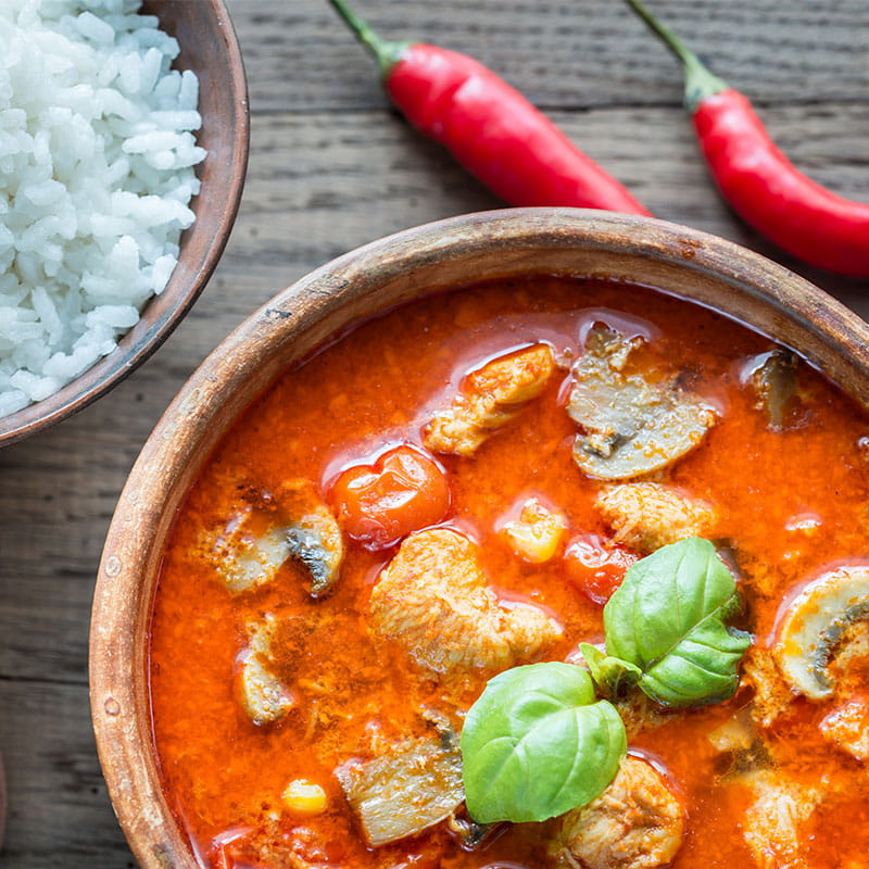 Recette de Curry Rouge au Poulet Thai Kitchen