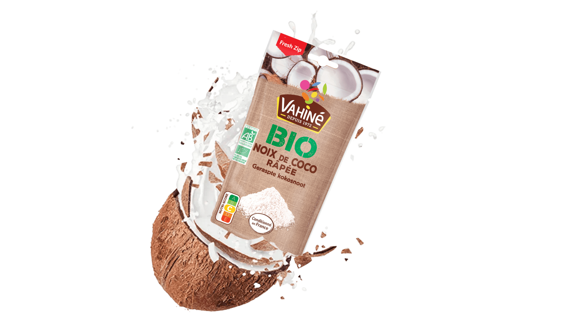 Noix de coco râpée biologique – Prana Foods