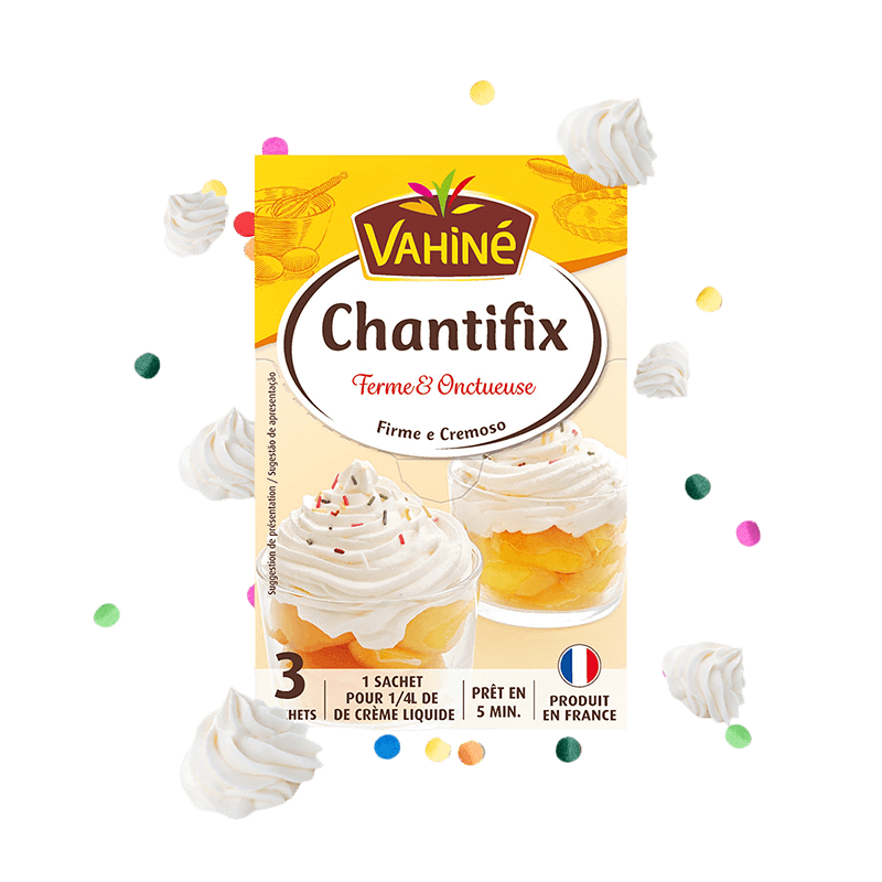 Crème Chantilly avec fixateur
