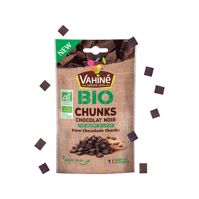 Pépites de Chocolat Noir - Vahiné - 100 g e