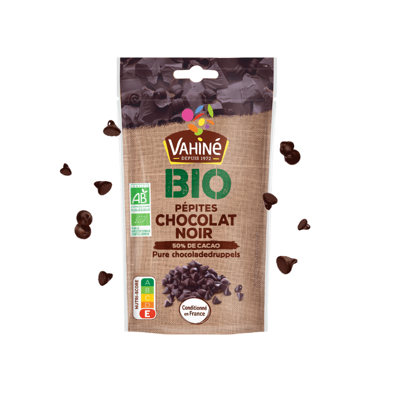 Pépites de chocolat noir bio Vahiné Belgique — free download