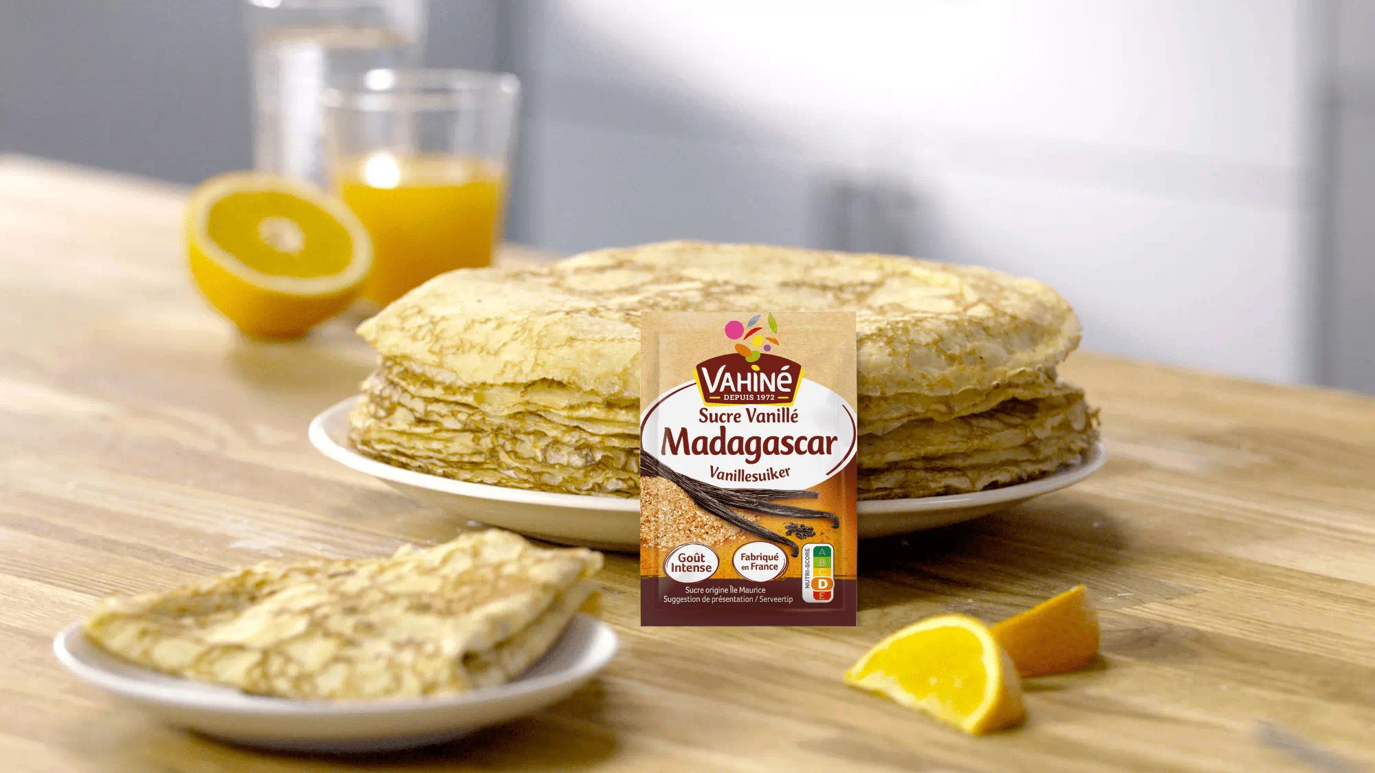 Crêpes sans lactose