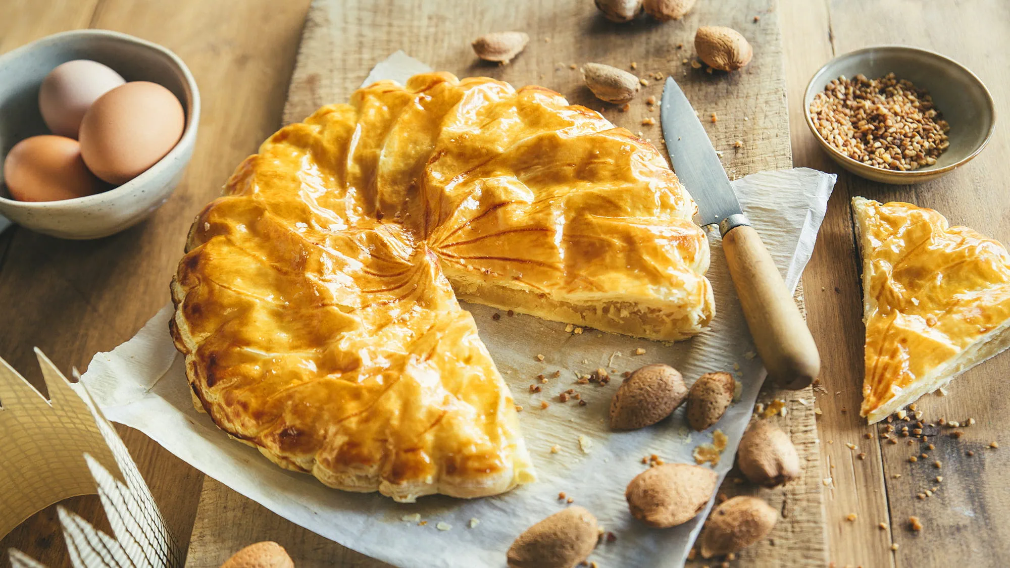 Galette des rois à la frangipane maison
