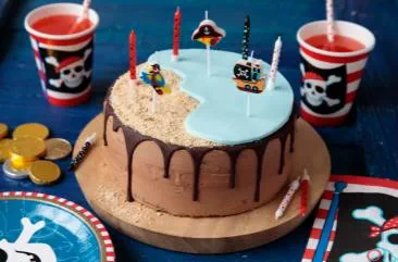 Gâteau île des pirates