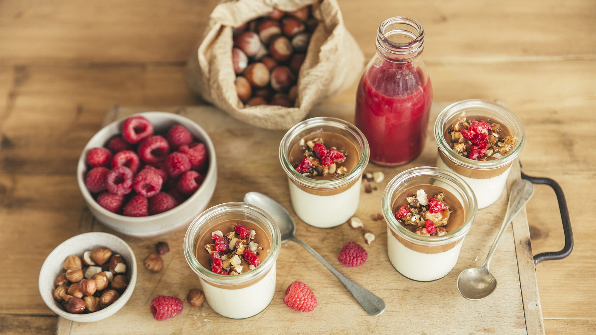 Panna Cotta Bio Vanille Et Praline Noisette Recette Vahine