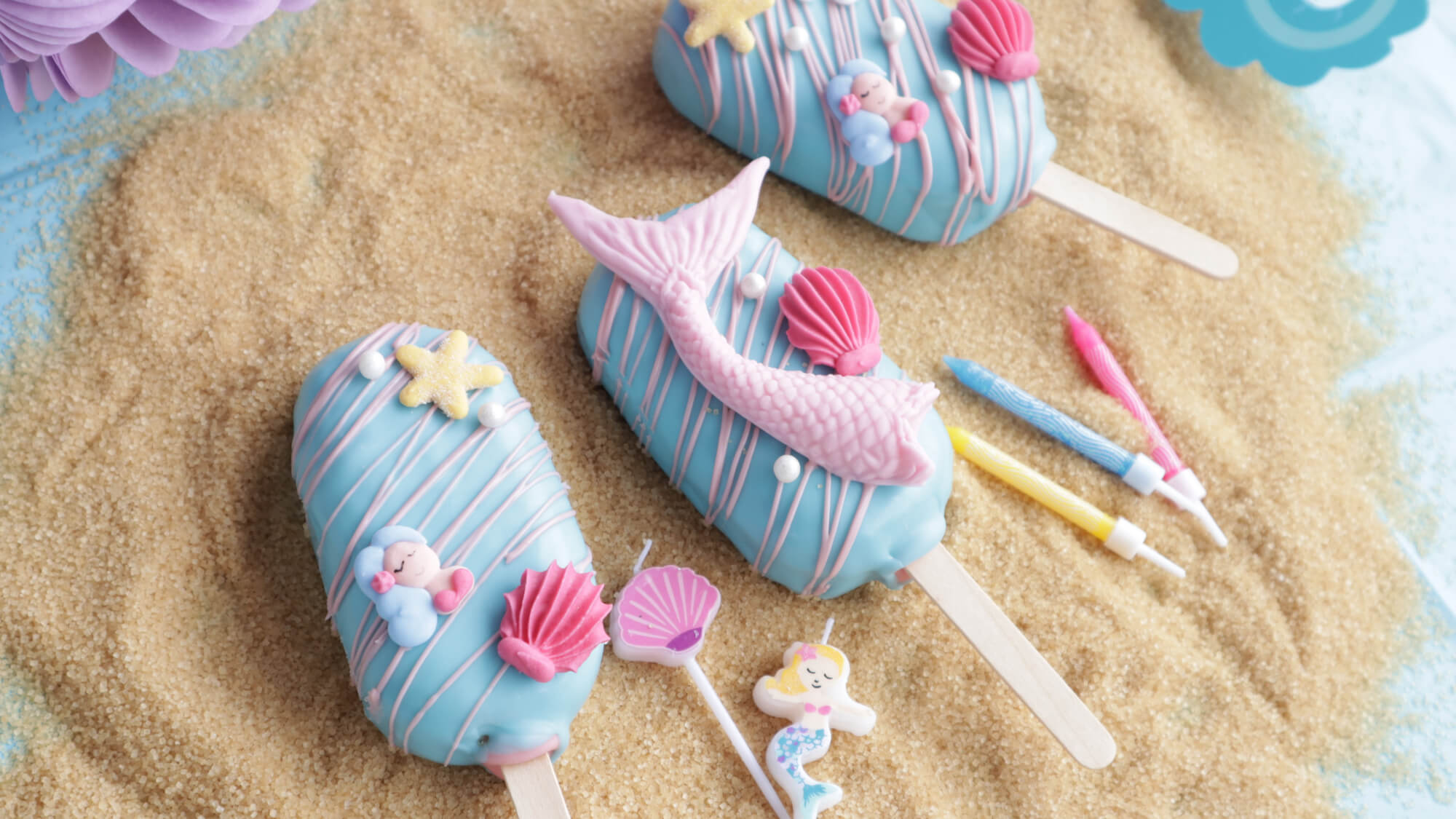 Pop Cakes Sirene Recette Vahine